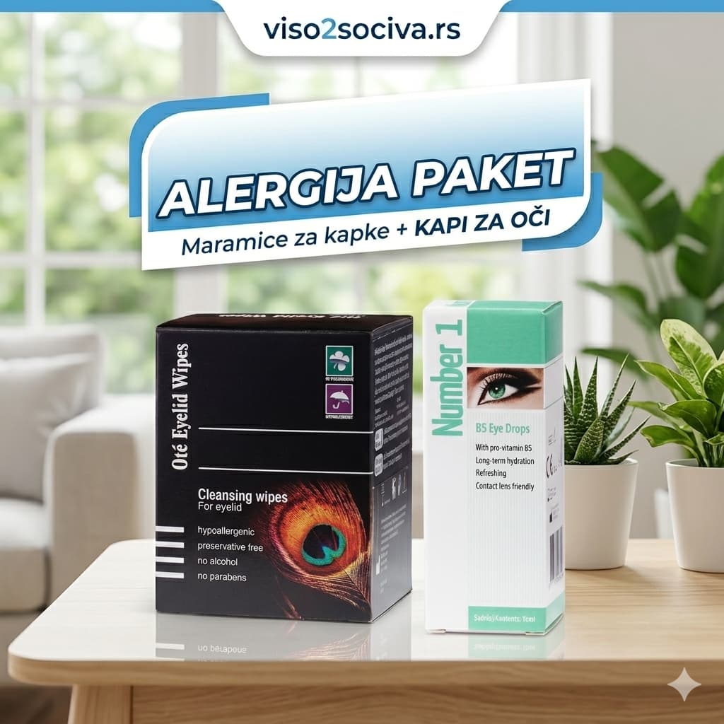 Veštačke suze + maramice za kapke